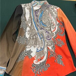 Etro pattern button down